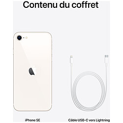 Apple iPhone SE 64 Go Lumière Stellaire (2022) pas cher