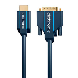 Clicktronic câble HDMI / DVI (2 mètres)