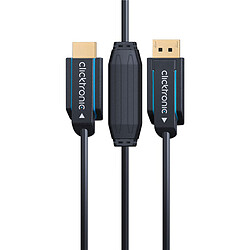 Clicktronic câble adaptateur actif DisplayPort / HDMI 2.0 (2 mètres)