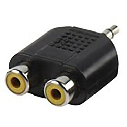 Adaptateur 2 prises RCA femelle vers Jack 3.5 mm mâle