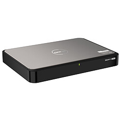 QNAP 2-bay fanless desktop NAS, Intel Celeron N5105 quad-core, burst up to 2.9 GHz, 8GB memory,