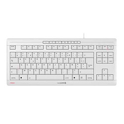 Cherry Stream Keyboard TKL (blanc) - AZERTY, Français