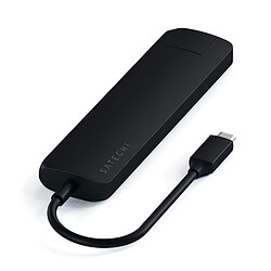 Satechi Hub USB-C Slim multiport 7-en-1 - Noir