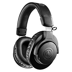 Audio-Technica ATH-M20xBT Casque circum-aural fermé sans fil - Transducteurs 40 mm - Bluetooth 5.0 - Autonomie 60h - Câble audio amovible