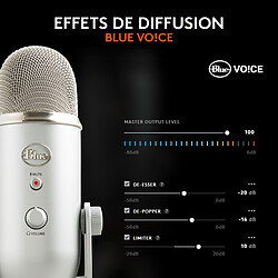 Avis Blue Microphones Yeti Argent