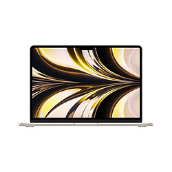 Apple MacBook Air M2 13 pouces (2022) Lumière stellaire 16 Go/256 Go (MC7W4FN/A)