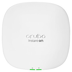 HPE Networking Instant On AP25 Wi-Fi 6 (R9B33A) + Adaptateur secteur Point d'accès intérieur Wi-Fi 6 AX5374 (AX4800 + AX574) Dual-Band MU-MIMO 4x4:2x2