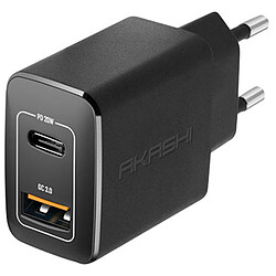 Akashi Chargeur Secteur 20W USB-A Quick Charge 3.0 Noir