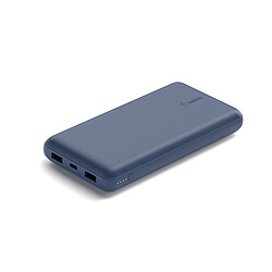 Belkin Batterie externe 20K Boost Charge avec câble USB-A vers USB-C Bleu