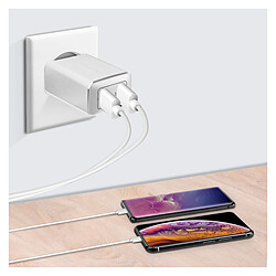 Avis Akashi Chargeur Secteur 2.4A 2xUSB Blanc