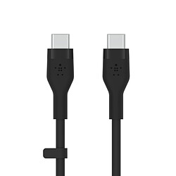 Belkin Boost Charge Flex Câble silicone USB-C vers USB-C (Noir) - 1 m