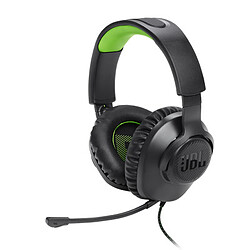 JBL Quantum 100X Casque-micro circum-aural filaire pour gamer - Microphone amovible - Jack 3.5 mm - Compatible Windows Sonic - Compatible PC/Mac/Consoles/Mobiles