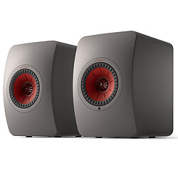 KEF LS50 Wireless II Gris Titane Enceintes sans fil actives 2 x 380W - Technologie MAT - Wi-Fi/Bluetooth/Ethernet - Chromecast/AirPlay 2 - HDMI eARC