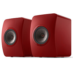 KEF LS50 Wireless II Rouge Enceintes sans fil actives 2 x 380W - Technologie MAT - Wi-Fi/Bluetooth/Ethernet - Chromecast/AirPlay 2 - HDMI eARC