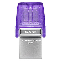 Kingston DataTraveler microDuo 3C 64 Go Violet