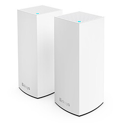 Linksys Atlas 6 Système Wi-Fi 6 Mesh double bande (pack de 2) Pack de 2 Routeurs Wi-Fi Dual Band AX3000 MU-MIMO Mesh - 3 ports LAN 1 Gbps + 1 port WAN 1 Gbps