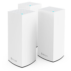 Linksys Atlas 6 Système Wi-Fi 6 Mesh double bande (pack de 3) Pack de 3 Routeurs Wi-Fi Dual Band AX3000 MU-MIMO Mesh - 3 ports LAN 1 Gbps + 1 port WAN 1 Gbps