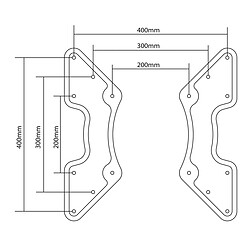 Acheter Goobay Adaptateur VESA L pour TV de 32" à 58"