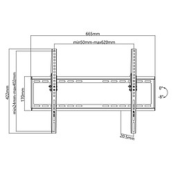 Goobay Tilt Wall Mount L pour TV de 37" à 70" pas cher