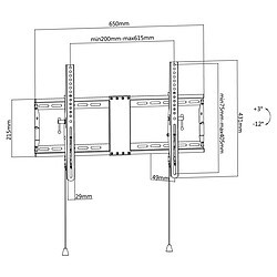 Goobay Tilt Pro Wall Mount M pour TV de 37" à 70" pas cher