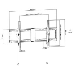 Goobay Tilt Pro Wall Mount XL pour TV de 43" à 100" pas cher