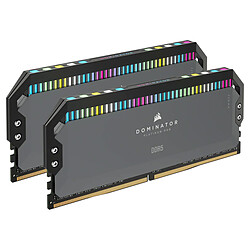 Corsair Dominator Platinum DDR5 RGB 32 Go (2 x 16 Go) 6000 MHz CL30 Gris