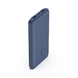 Belkin Boost Charge 10K Bleu Batterie externe 3 ports 10 000 mAh avec câble USB-A vers USB-C