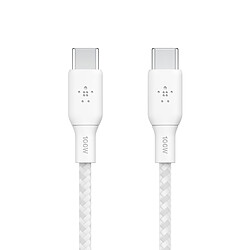 Belkin Câble USB-C Renforcé 100 W 3 m (Blanc)