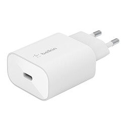 Belkin Chargeur Secteur USB-C 25 W pour iPhone avec câble USB-C vers Lightning