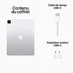 Apple iPad Pro (2022) 12.9 pouces 128 Go Wi-Fi Argent pas cher