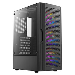 Antec AX20 Boîtier Moyen Tour avec fenêtre en verre trempé et 3 ventilateurs 120 mm RGB