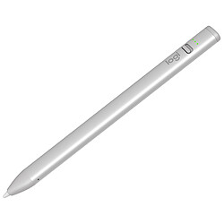 Logitech Crayon (Argent) Stylet numérique pour Apple iPad, iPad Pro, iPad Air