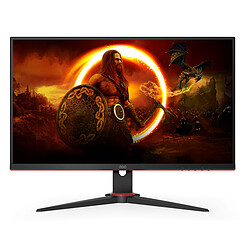 AOC 27" LED - 27G2SPAE Ecran PC Full HD 1080p - 1920 x 1080 pixels - 1 ms (MPRT) - 16/9 - IPS - 165 Hz - Adaptive Sync - DisplayPort/HDMI/VGA - Noir/Rouge