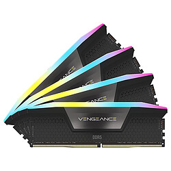 Corsair Vengeance RGB DDR5 64 Go (4 x 16 Go) 5600 MHz CL36 - Noir