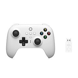 8Bitdo Ultimate 2.4G Wireless Controller avec Dock (Blanc)