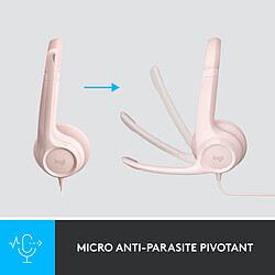 Avis Logitech USB Headset H390 (Rose)