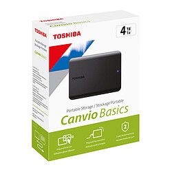 Toshiba Canvio Basics 2022 4 To Noir  pas cher