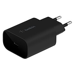 Belkin Chargeur Secteur USB-C 25 W pour iPhone (20 W) et Samsung (25 W) - Noir