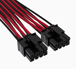 Corsair câble 600W 12+4 broches PCIe Gen 5 - Noir/Rouge