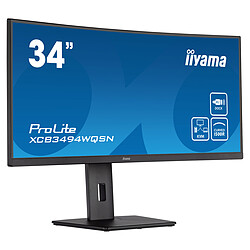 iiyama 34" LED XCB3494WQSN-B5 Ecran PC Incurvé - 3440 x 1440 - Dalle VA - 0.4 ms - 120 Hz - HDMI/DisplayPort/KVM