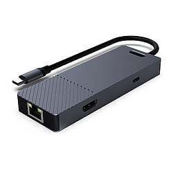 INOVU Station d'accueil USB-C 6 en 1 (HDMI/USB/Ethernet/SD)