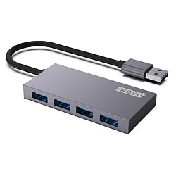 INOVU Hub USB-A/C 3.0 vers 4x USB-A 3.0 (avec alimentation externe)