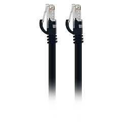 Textorm Câble RJ45 CAT 5E UTP - mâle/mâle - 0.2 m - Noir