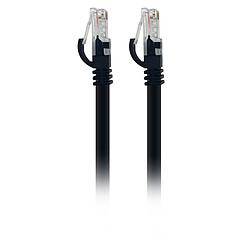 Textorm Câble RJ45 CAT 5E UTP - mâle/mâle - 1 m - Noir