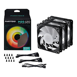 Phanteks M25-120 D-RGB Noir (x3) pas cher