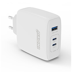 INOVU Chargeur Secteur USB-C 100 W Power Delivery GaN Chargeur secteur USB-C Power Delivery 100 W GaN