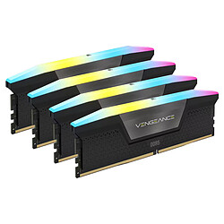 Corsair Vengeance RGB DDR5 192 Go (4 x 48 Go) 5200 MHz CL38 - Noir