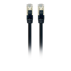 Textorm Câble RJ45 CAT 7 SSTP - mâle/mâle - 0.2 m - Noir