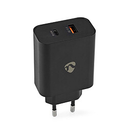 Avis Nedis Chargeur mural USB-C 65W + Quick Charge 3.0 USB-A Noir