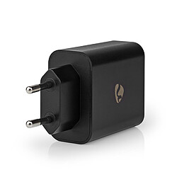 Acheter Nedis Chargeur mural USB-C 65W + Quick Charge 3.0 USB-A Noir